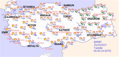 تحذير من أمطار غزيرة وعواصف في أنقرة، بحسب مديرية الأرصاد الجوية العامة.