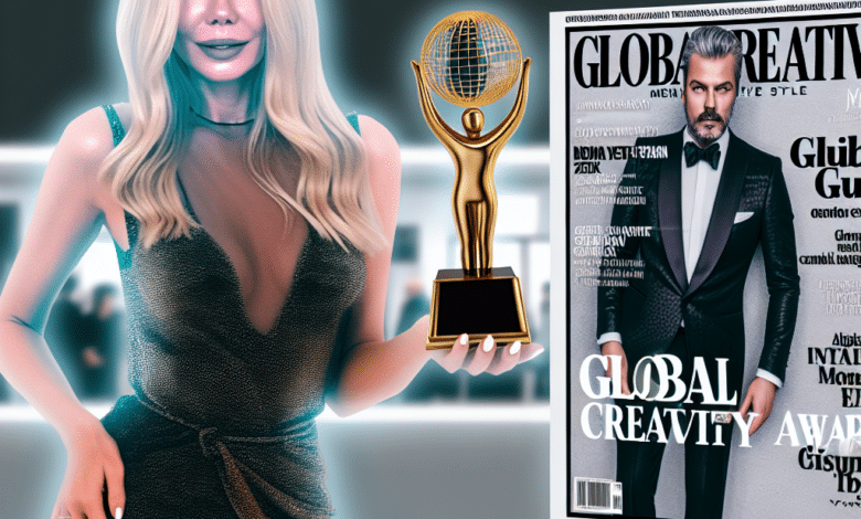 سيريناي ساريكايا تفوز بجائزة الإبداع العالمي من GQ في نيويورك وتثير انتباه المعجبين بفستانها الجريء على غلاف مجلة GQ تركيا.