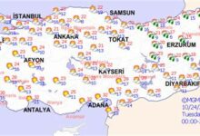 تحذيرات بسبب تأخر وسائل النقل في عدة مناطق تركية وتوقعات بعواصف وأمطار غزيرة في بعض الولايات. الرياح قد تتزايد في شرق البحر الأسود.