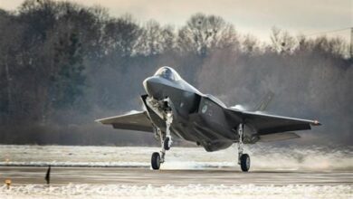 مقاتلات F-35A الهولندية تعترض لأول مرة طائرات روسية فوق بحر البلطيق، ضمن مهمة حراسة المجال الجوي لحلف الناتو.